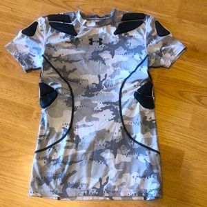 Under Armour Football - Youth Padded Compression Shirt